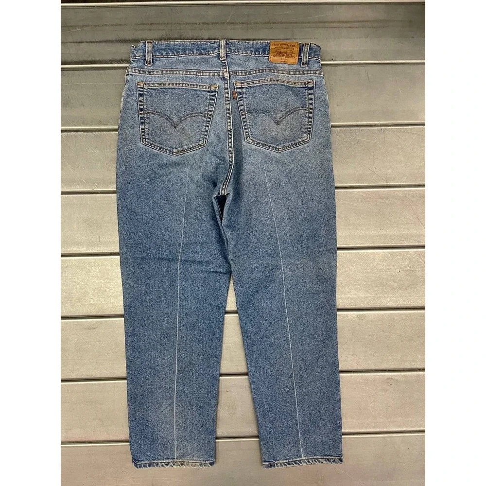Vintage Levis 540 Jeans Mens 36x28 Blue Medium Wash Denim Faded Relaxed Straight